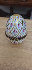 French, Rochard Limoges Hand-painted Porcelain Egg picture