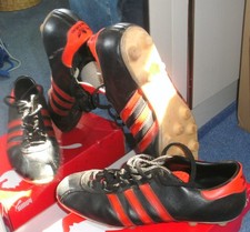 Rare Vintage Collectors Shoes Adidas Football Boots Chile FG West Germany, Size 42 picture