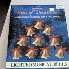 VTG 1990s Mr. Christmas Bells Of Christmas Lighted Musical Bells Plays 15 Carols picture