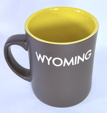 University of Wyoming Cowboys Mug Brown Gold Steamboat Bucking Horse NEW picture