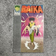 1991 Sun Comic Publishing #4 Raika Manga Black and White Retro Vintage Graphic picture