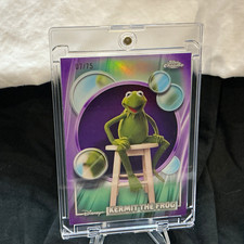 2026 Topps Chrome Disney Kermit the Frog /75 - Purple Refractor #55 picture