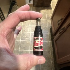 Vintage Pepsi Cola Miniature Soda Bottle Figural Cigarette Advertising Lighter picture