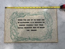 Drain The Swamp- VINTAGE 1975 Sign picture