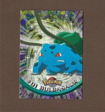 Pokémon 1999 Bulbasaur 01 Topps TV Animation Edition Trading Card NM picture