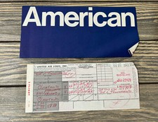Vintage January 1969 United Air Lines Inc Ticket With American Envelope picture