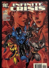 DC Comics Infinite Crisis #5 CGC NM/M 9.8 White Pages First New Blue Beetle picture