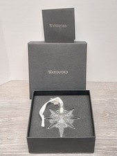 Waterford Crystal Snowflake Ornament 2019 in Box Christmas picture