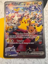 Pikachu Ex - 150/128 -SIR - ME:- 30th Celebration Pokemon TCG Holo picture