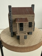 Vintage Rustic Folk Wooden House Home Country Crafts by C. Henson picture