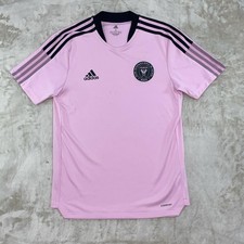 Adidas Inter Miami CF Training Soccer Jersey Men’s Size Small Pink Primegreen picture