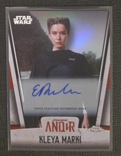 2026 Topps Chrome Star Wars Kleya Marki A2-MARK Andor S2 Elizabeth Dulau Auto picture
