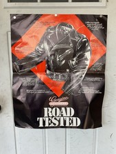Harley Davidson Genuine Leathers Poster 1985 Biker Jacket 27x22” advertising picture