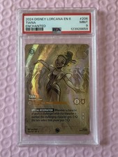 2024 Disney Lorcana Etc 6 Tiana Restaurant Owner Enchanted 206/204 Psa 9 picture
