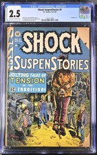 Shock SuspenStories #5 CGC 2.5 ~ E.C. Comics ~ Pre Code Horror ~ Hanging Cover picture