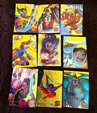 1995 FLEER ULTRA X-MEN HUNTERS & STALKERS 9-CARD GOLD INSERT SET NM/MINT picture
