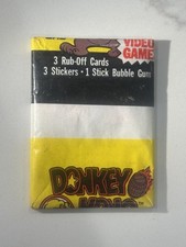 1982 topps donkey kong Jump Man Error Miswrap Sealed Wax Pack Mario Rare ✅ picture