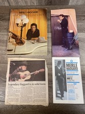 Merle Haggard Memorabilia Lot 1975 Songbook Photo Bass Hall Tx Ephemera picture