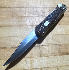 Vintage Weismann’s Heil Solingen Germany folding hunting knife pig sticker  picture
