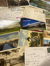 100 Vintage Postcards Lot Mixed Scenic Travel Cards Bulk Random curiosity lot picture