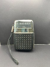 Vintage General Electric Long Range Transistor Radio With Leather Case GE picture