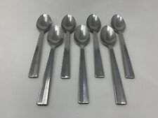 Calvin Klein Tate Stainless 7 Table Spoons Retired Impossible to Find picture