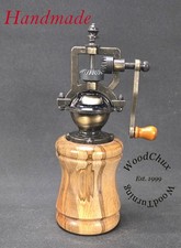Pepper Mill Grinder Peppermill Ambrosia Maple Wood Wooden Handmade VIDEO 1010 picture