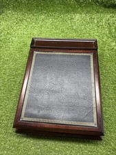 The Bombay Company Mahogany Wood Letter Document Storage Box Organizer 2000 S2 picture