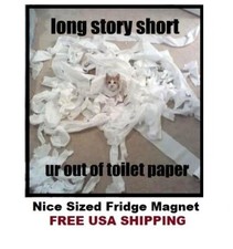 851 - Funny Cute Cat Meme Fridge Refrigerator Magnet picture