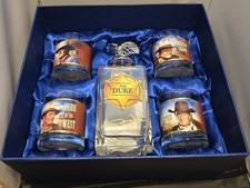 The Bradford Exchange John Wayne Collectable Decanter Bar Set picture