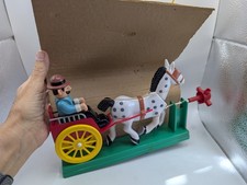 Vintage Horse & Buggy Whirley Gig #8459 J.S.N.Y. Original Box Instructions picture