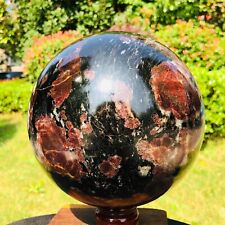 11.96LB Natural Fireworks Stone Sphere Quartz Crystal Ball Specimen Healing picture