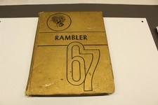 Vintage 1967 Year Book Galesburg Augusta Michigan High School Rambler picture