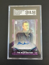 John Hurt 2018 Topps Doctor Who Signature Series Auto War Doctor SGC 8.5  picture