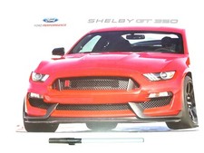 2017 Ford Shelby GT350 Mustang - Dealership Folding Flyer/Brochure, Nice NOS picture
