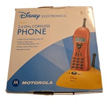 Vtg Y2K Motorola Disney Classic Cordless Phone 53669 Mickey Mouse Theme w/ Box picture