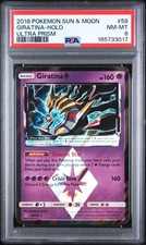 Pokemon TCG Ultra Prism Giratina Star 58/156 Holo PSA 8 - Sun & Moon - READ DESC picture
