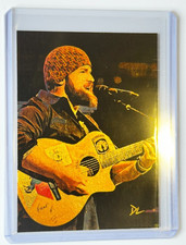 Zac Brown Gold Plated Artist Signed “Country Icon” Trading Card 1/1 picture