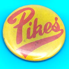 Pike's Vintage Pin Button Pinback Pennsylvania Lancaster County picture