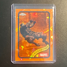Topps 2025 Topps Chrome Marvel Crossbones #42 Orange Sapphire 6/25 picture