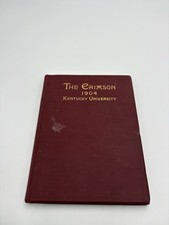 Vtg 1904 THE CRIMSON Kentucky University Volume 6 picture