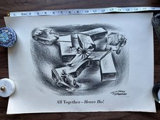 Vintage 1943 WWII World War Two Poster Philco Home Front Crawford Tank Nazi picture