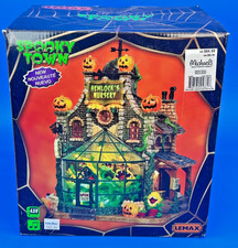 Lemax Spooky Town Hemlocke's Nursery Lighted Building 2014 NEW MIB picture
