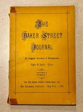 Baker Street Journal Vol 4 No 1 (1949) Old Series: Sherlock Holmes BSI Abramson picture