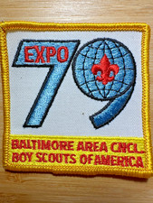 1979 Baltimore Area Council Expo 79 Boy Scouts BSA Patch 🌎 picture