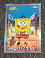 2025 TOPPS CHROME SPONGEBOB SPONGEBUCK SQUAREPANTS REFRACTOR #54 picture