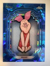 2024 Topps Chrome Disney Sapphire Piglet #127 - 1st Year Sapphire picture