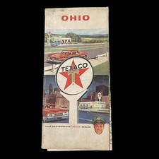Vintage Texaco Ohio Travel Map picture