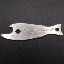 1910s Grand Island Special Beer Grand Island Nebraska Fish Bottle Opener Pre Pro picture