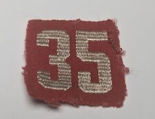 VINTAGE BOY SCOUT - FELT RED & WHITE TROOP NUMBER 35 picture